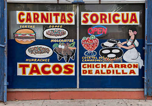 mexican restaurant sign