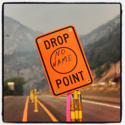 Drop Point Sign